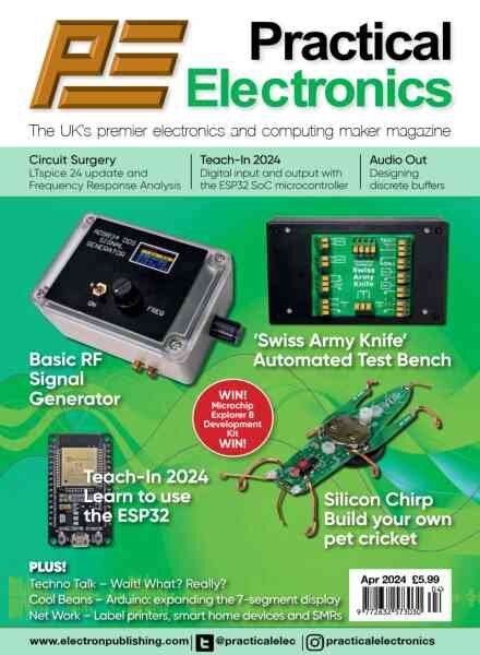 Practical Electronics – April 2024 Cover
