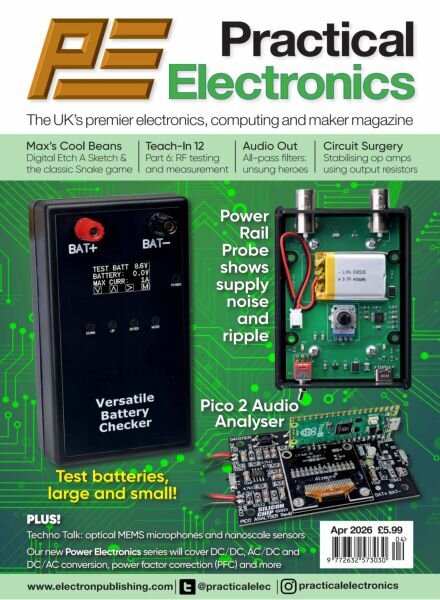 Practical Electronics – April 2026 Cover