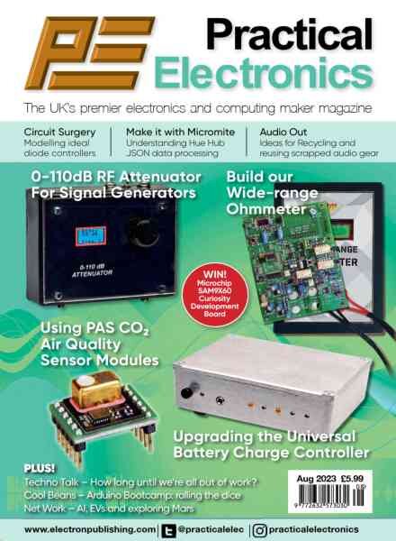 Practical Electronics – August 2023 Cover