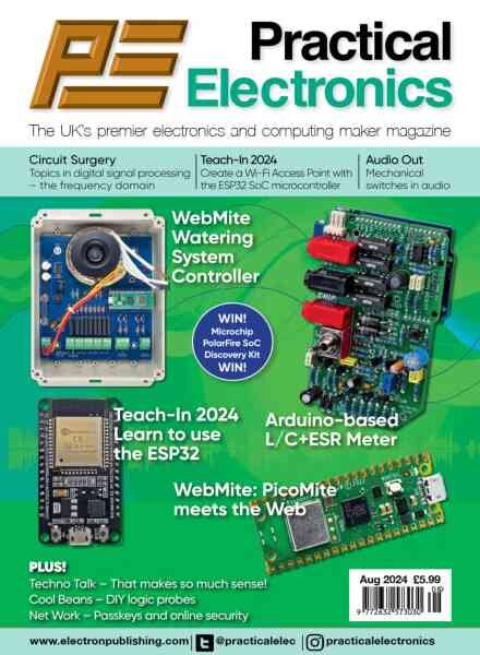 Practical Electronics – August 2024 Cover