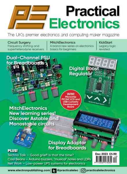 Practical Electronics – December 2023 Cover