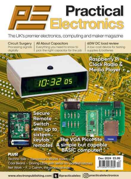 Practical Electronics – December 2024 Cover
