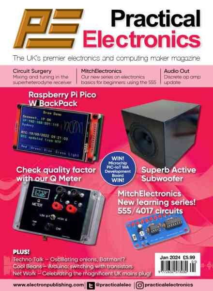 Practical Electronics – January 2024 Cover