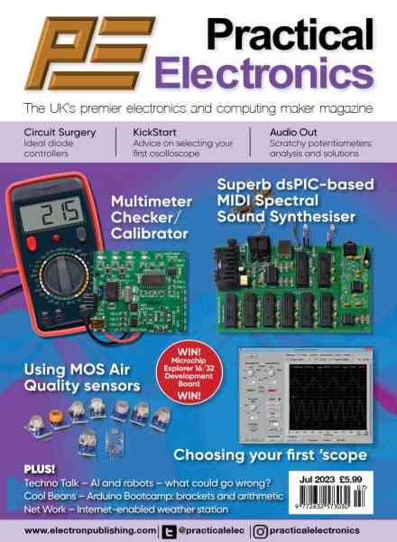 Practical Electronics – July 2023 Cover