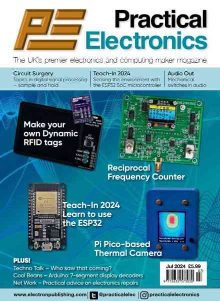 Practical Electronics – July 2024 Cover