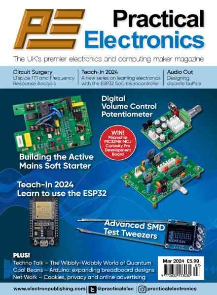 Practical Electronics – March 2024 Cover