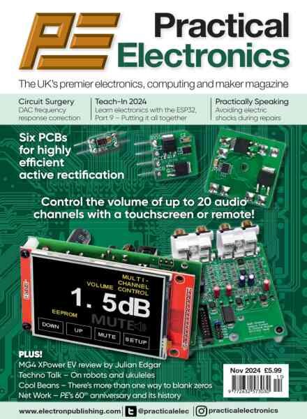 Practical Electronics – November 2024 Cover