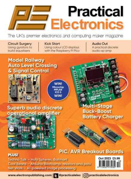 Practical Electronics – October 2023 Cover