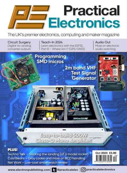 Practical Electronics – October 2024 Cover