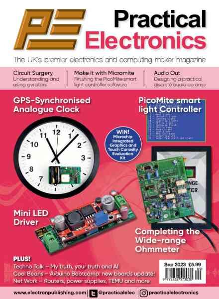 Practical Electronics – September 2023 Cover