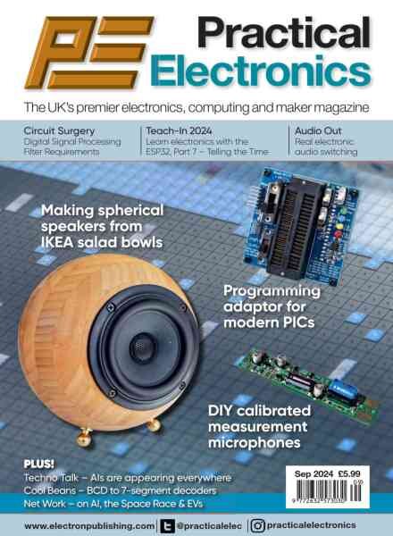 Practical Electronics – September 2024 Cover