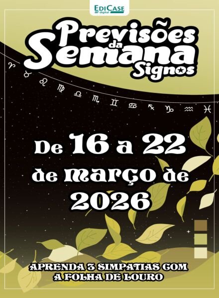 Previsoes da Semana – 16 Marco 2026 Cover