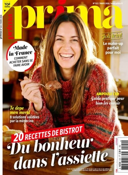 Prima France – Mars 2026 Cover