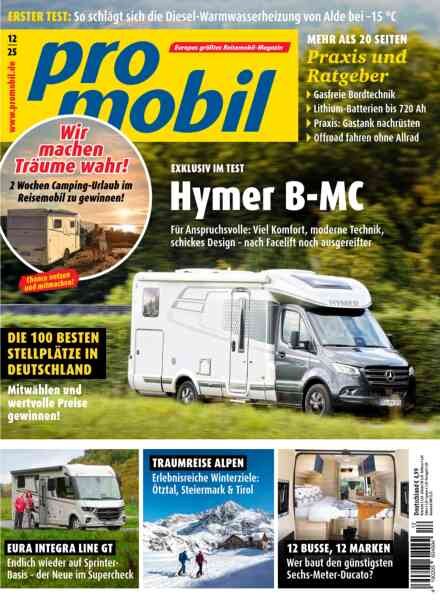 Promobil Magazin – Dezember 2025 Cover