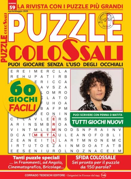 Puzzle Colossali – Aprile-Maggio 2026 Cover