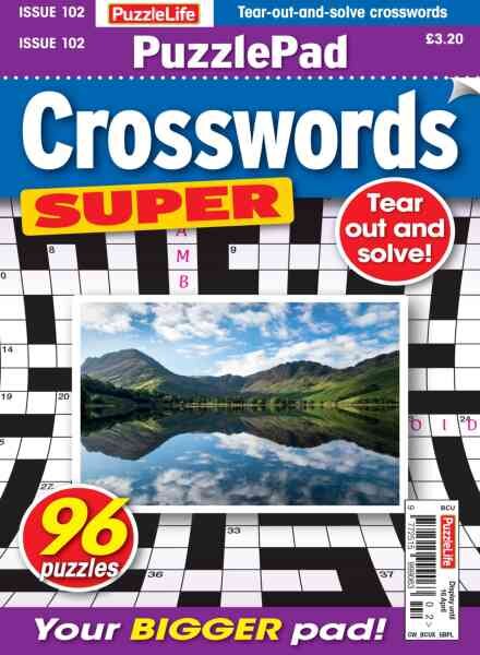 PuzzleLife PuzzlePad Crosswords Super – March 2026 Cover