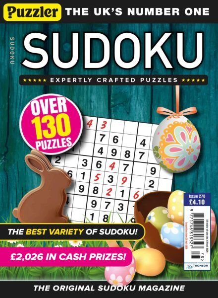 Puzzler Sudoku – Issue 278 2026 Cover