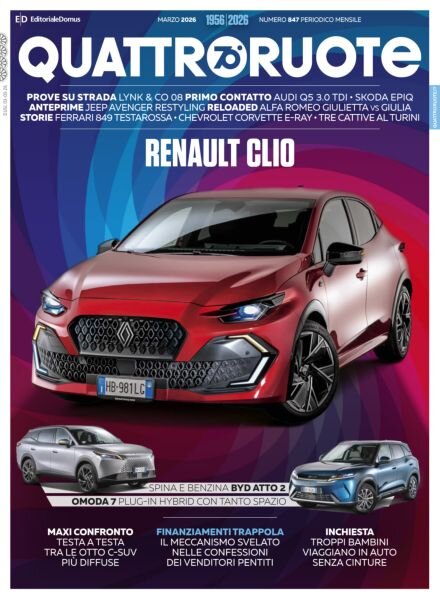 Quattroruote Italia – Marzo 2026 Cover