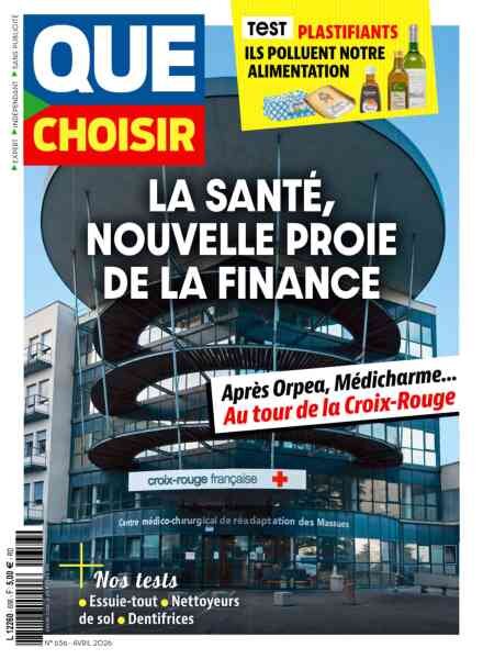 Que Choisir – Avril 2026 Cover