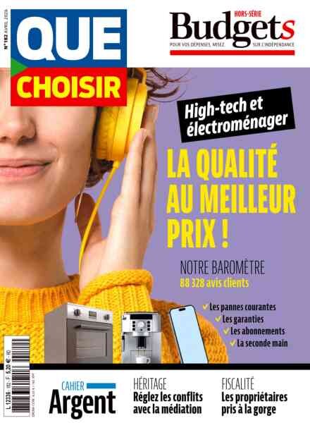 Que Choisir – Hors-Serie – Avril 2026 Cover
