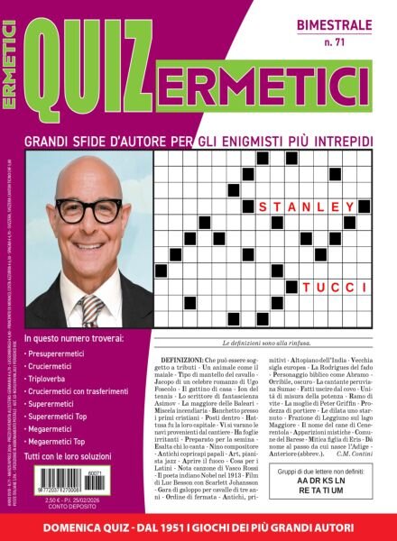 Quiz Ermetici – 25 Febbraio 2026 Cover