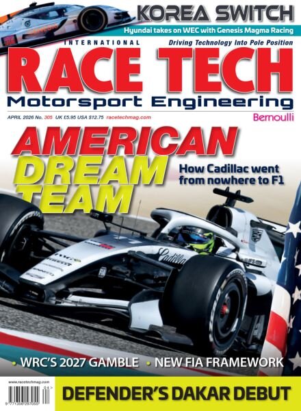 Race Tech – April 2026 Cover