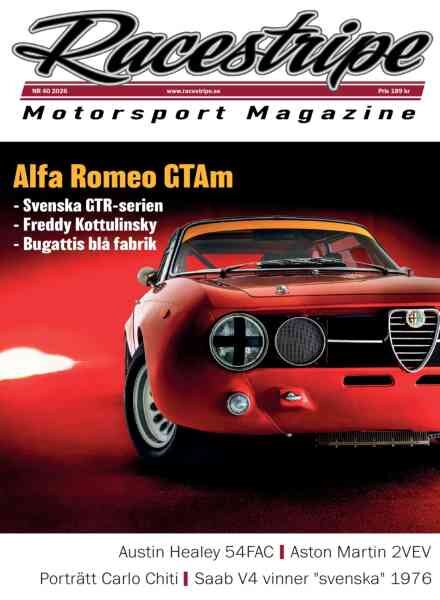 Racestripe Magazine – 21 Mars 2026 Cover