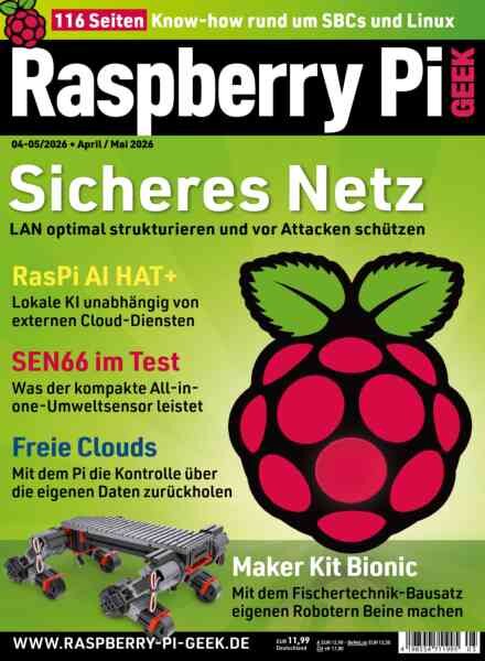 Raspberry Pi Geek – April-Mai 2026 Cover