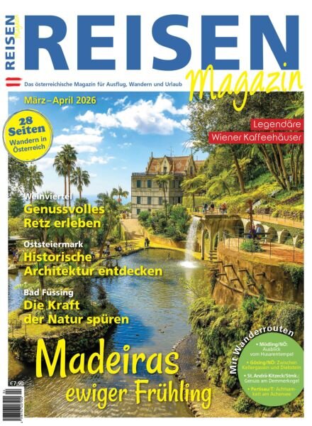 Reisen-Magazin – Marz-April 2026 Cover