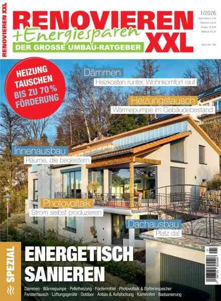 Renovieren + Energiesparen – Marz 2026 Cover