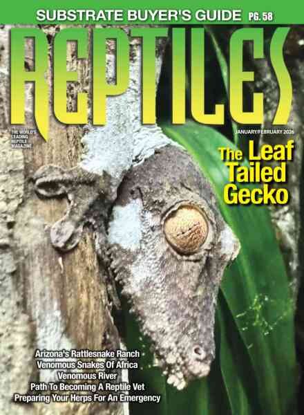 Reptiles Magazine – January-February 2026 Cover