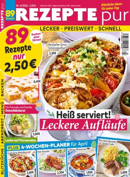 Rezepte pur – April 2026 Cover