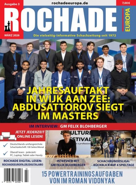 Rochade Europa – Marz 2026 Cover