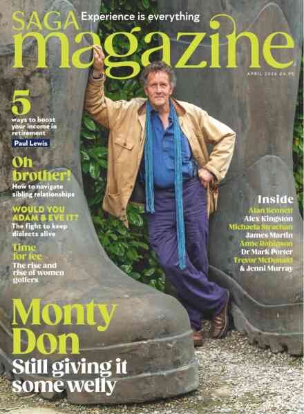 Saga Magazine – April 2026 Cover