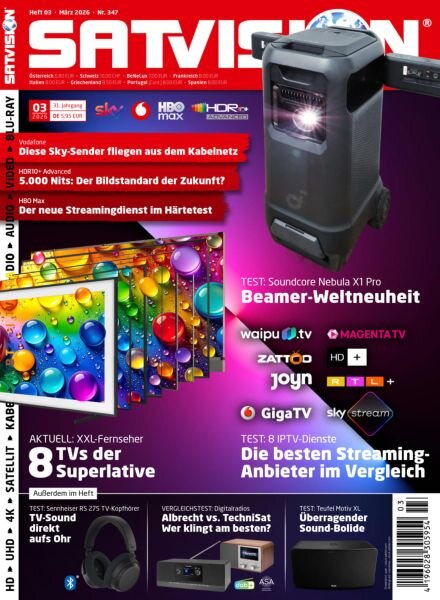 Satvision – Marz 2026 Cover