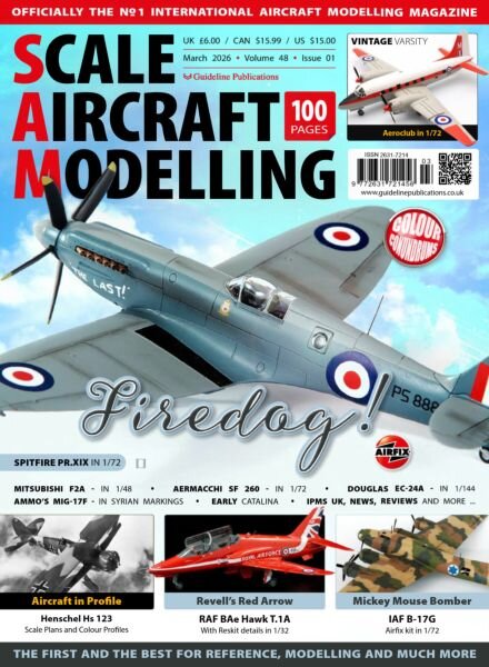 Scale Aircraft Modelling – March 2026 Cover