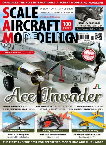 Scale Aircraft Modelling – October 2025 Cover