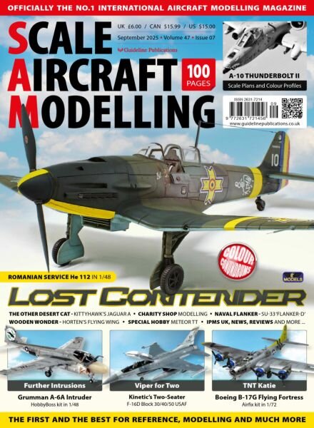 Scale Aircraft Modelling – September 2025 Cover
