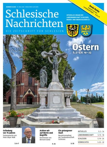 Schlesische Nachrichten – Nr 3 2026 Cover