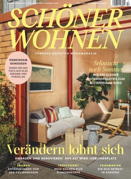 Schoner Wohnen – April 2026 Cover