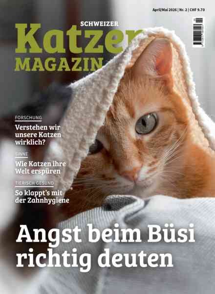 Schweizer Katzen Magazin – April-Mai 2026 Cover