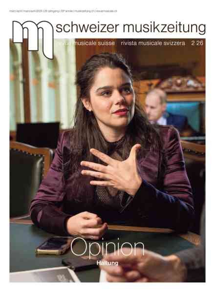 Schweizer Musikzeitung – Marz-April 2026 Cover