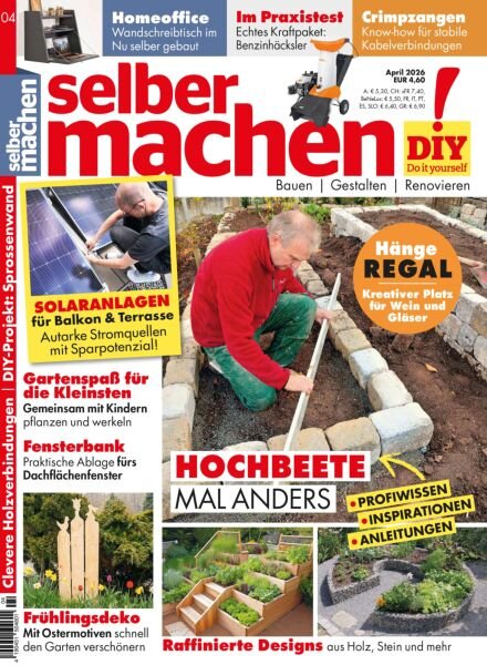 Selber Machen – April 2026 Cover