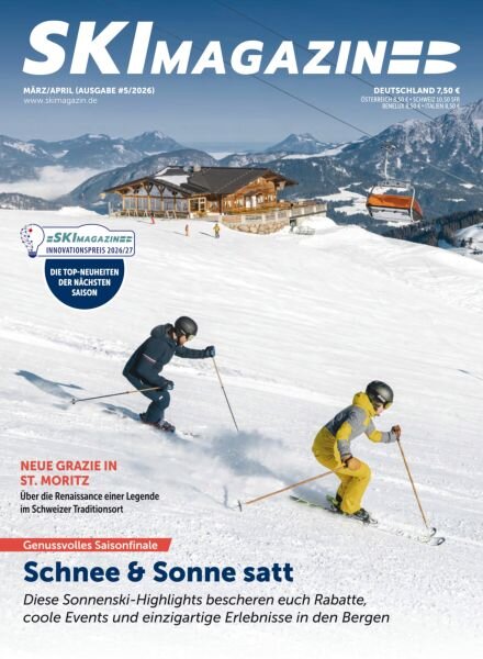 SkiMAGAZIN – Marz-April 2026 Cover