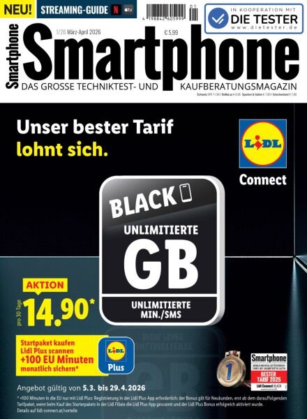 Smartphone Magazin – Marz-April 2026 Cover