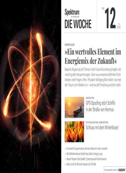 Spektrum Die Woche – 19 Marz 2026 Cover