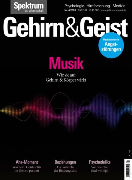 Spektrum Gehirn&Geist – April 2026 Cover