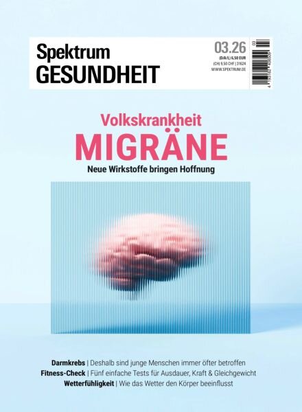 Spektrum Gesundheit – Marz 2026 Cover