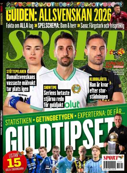 Sport – 20 Mars 2026 Cover