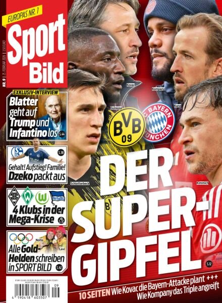 Sport Bild – 25 Februar 2026 Cover